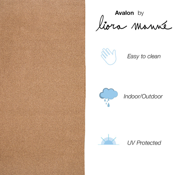 Trans-Ocean Liora Manne Avalon Texture Casual Indoor/Outdoor Power Loomed 100% Polypropylene Rug Sisal 8'3" x 11'6"