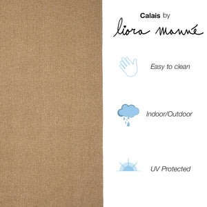 Trans-Ocean Liora Manne Calais Solid Casual Indoor/Outdoor Machine Made 100% Polypropylene Pile Rug Sisal 8'3" x 11'6"