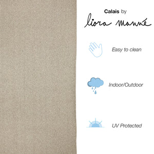 Trans-Ocean Liora Manne Calais Solid Casual Indoor/Outdoor Machine Made 100% Polypropylene Pile Rug Grey 8'3" x 11'6"