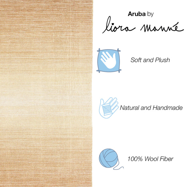 Trans-Ocean Liora Manne Aruba Ombre Casual Indoor Hand Loomed 100% Wool Rug Sisal 8'3" x 11'6"