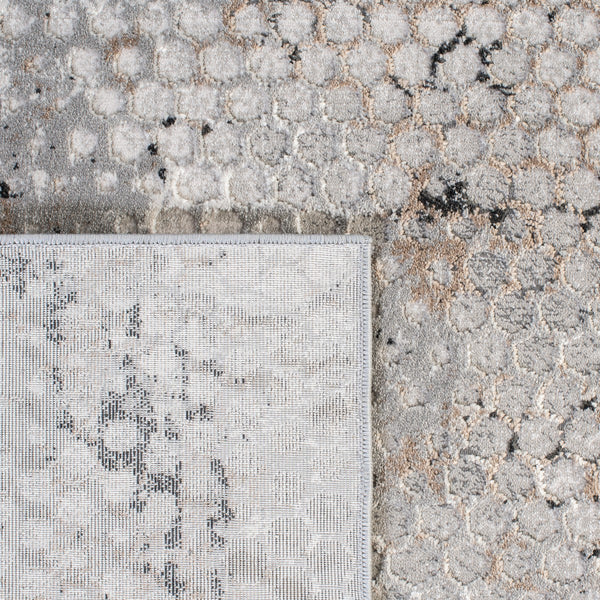 Invista 603 Contemporary Power Loomed 60% Polyester, 40% Polypropylene Rug Beige / Grey