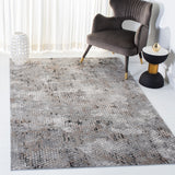 Invista 603 Contemporary Power Loomed 60% Polyester, 40% Polypropylene Rug Beige / Grey