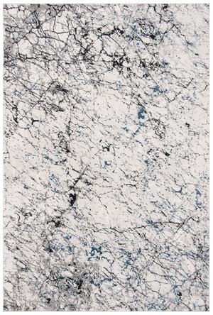 Invista 605 Contemporary Power Loomed 60% Polyester, 40% Polypropylene Rug Ivory / Grey