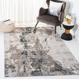 Invista 696 Contemporary Power Loomed 60% Polyester, 40% Polypropylene Rug Ivory / Taupe