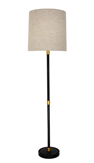 Zeugma IR801 Black and Gold Floor Lamp