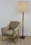 Zeugma IR816 Brown & Gold Floor Lamp