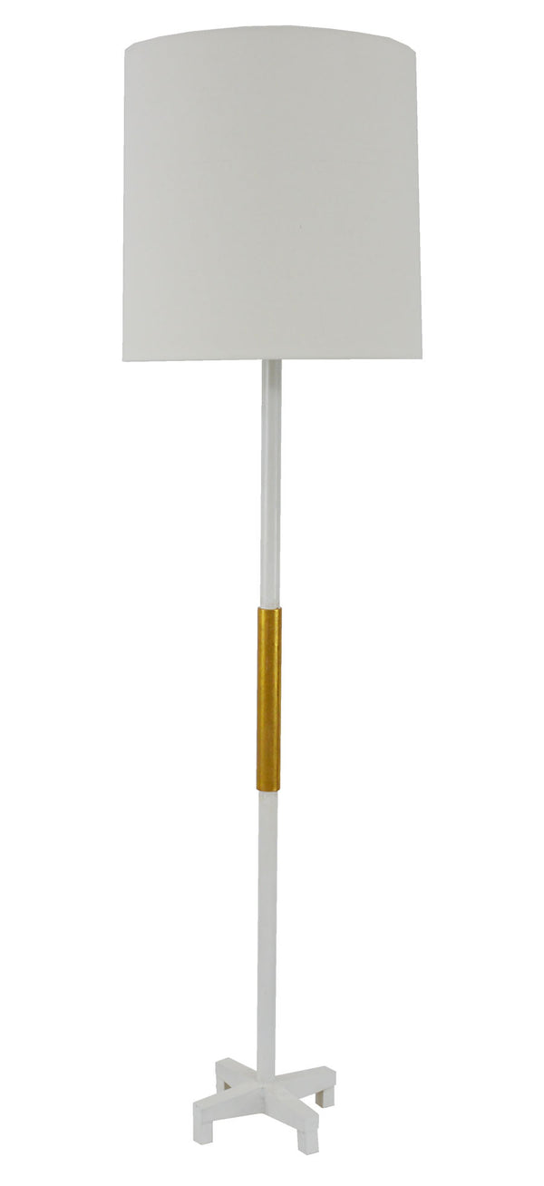Zeugma IR816 White & Gold Floor Lamp