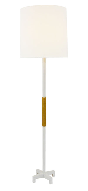 Zeugma IR816 White & Gold Floor Lamp