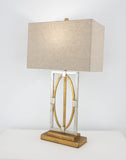 Zeugma IR904 Gold and Silver Table Lamp