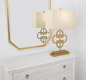 Zeugma IR905 Gold Table Lamp