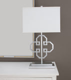 Zeugma IR905 Silver Table Lamp