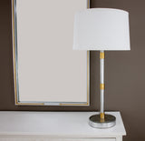 Zeugma IR911 Silver & Gold Table Lamp