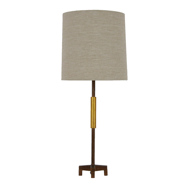 Zeugma IR921 Brown & Gold Table Lamp