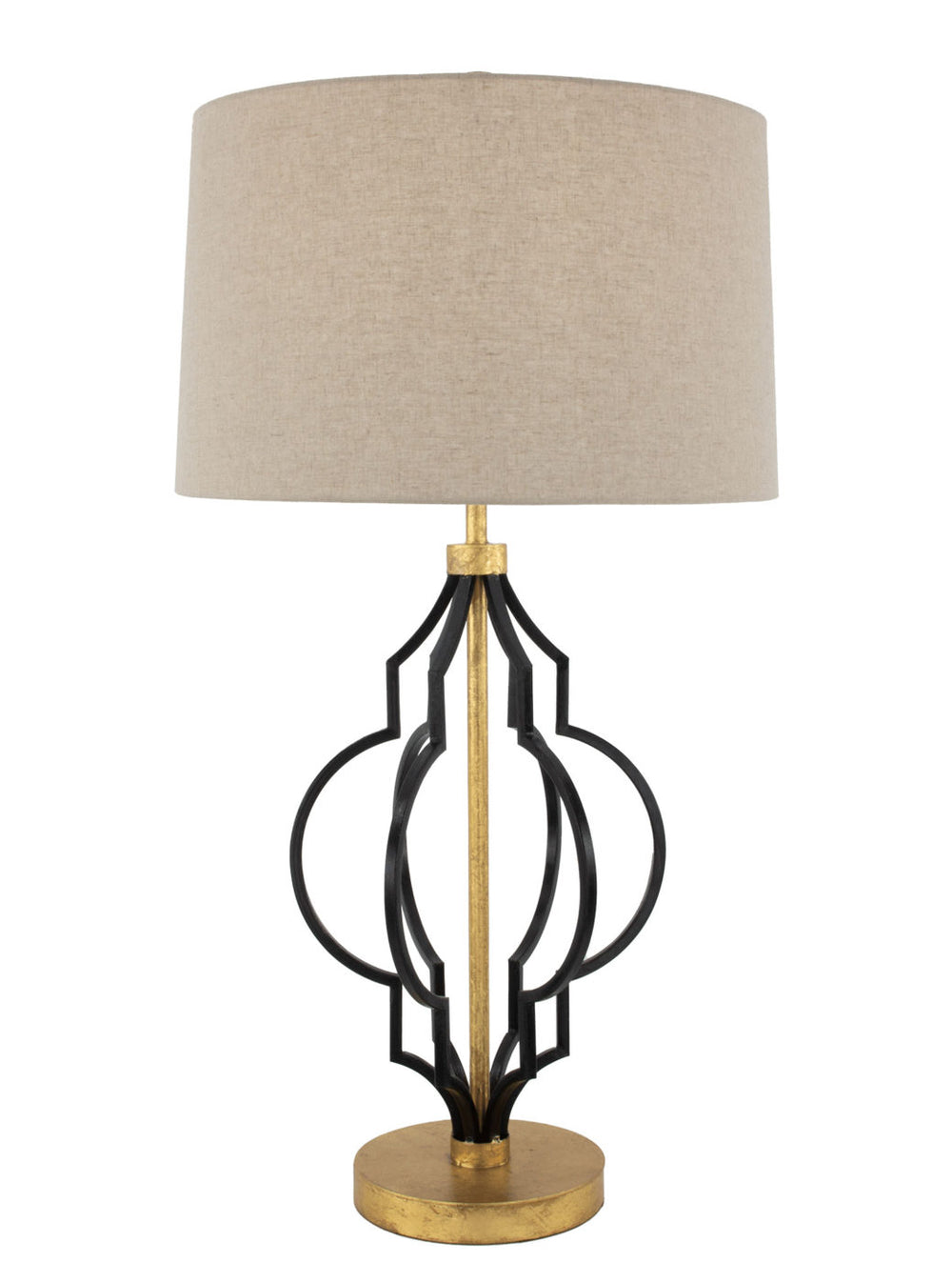 Zeugma IR923 Black & Gold Table Lamp
