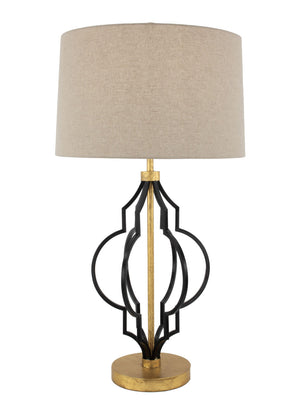 Zeugma IR923 Black & Gold Table Lamp