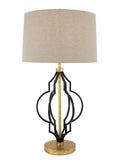 Zeugma IR923 Black & Gold Table Lamp