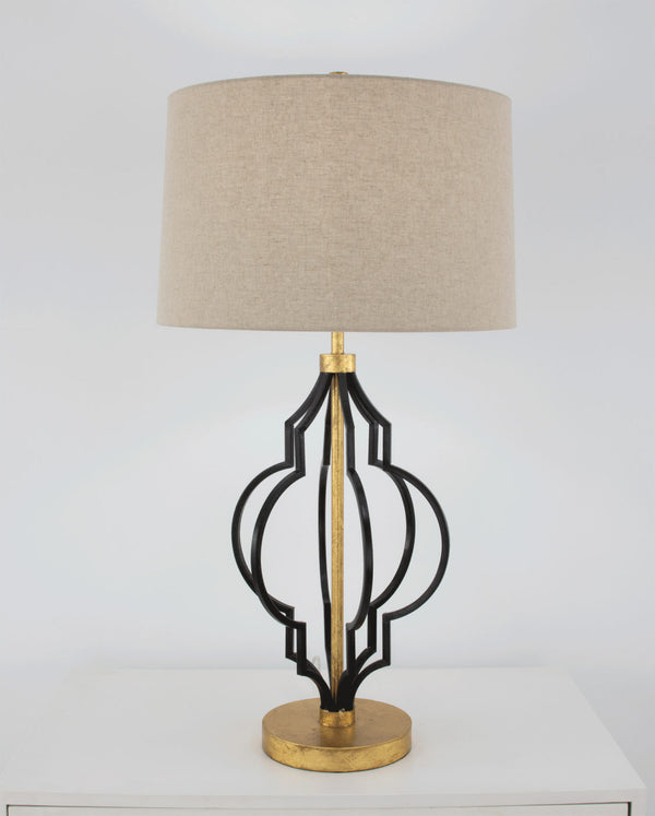Zeugma IR923 Black & Gold Table Lamp