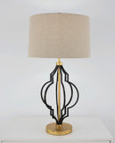 Zeugma IR923 Black & Gold Table Lamp