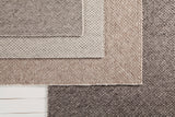 Chandra Rugs Ira 70% Wool + 30% Viscose Hand Woven Contemporary Rug Grey 7'9 x 10'6