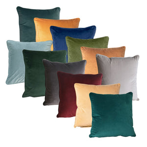 Dovetail Iris Velvet Pillow W/ Down Fill Perf Fabric DOV17050