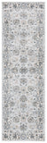 Isabella 940 Transitional Power Loomed Polypropylene Pile Rug Light Grey / Cream