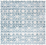 Isabella 956 Transitional Power Loomed Polypropylene Pile Rug Navy / Ivory