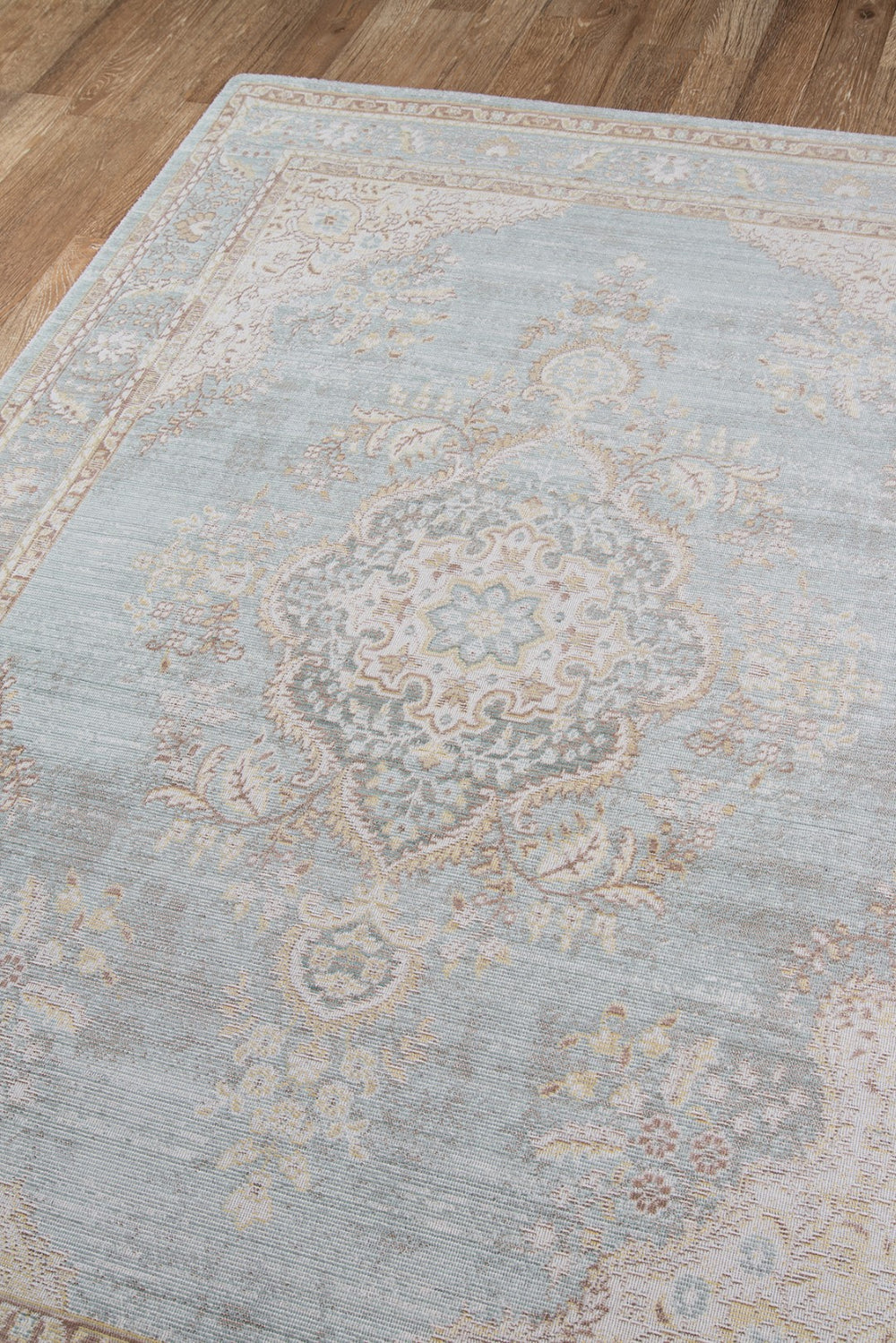 Momeni Isabella ISA-1 Machine Made Traditional Medallion Indoor Area Rug Grey 9'3" x 11'10" ISABEISA-1GRY93BA