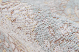 Momeni Isabella ISA-1 Machine Made Traditional Medallion Indoor Area Rug Blue 9'3" x 11'10" ISABEISA-1BLU93BA