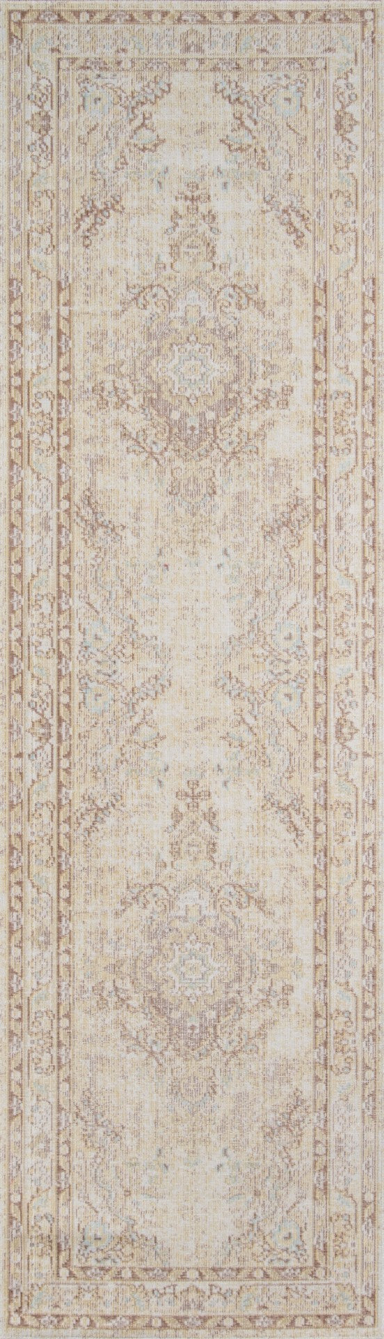 Momeni Isabella ISA-1 Machine Made Traditional Medallion Indoor Area Rug Ivory 9'3" x 11'10" ISABEISA-1IVY93BA