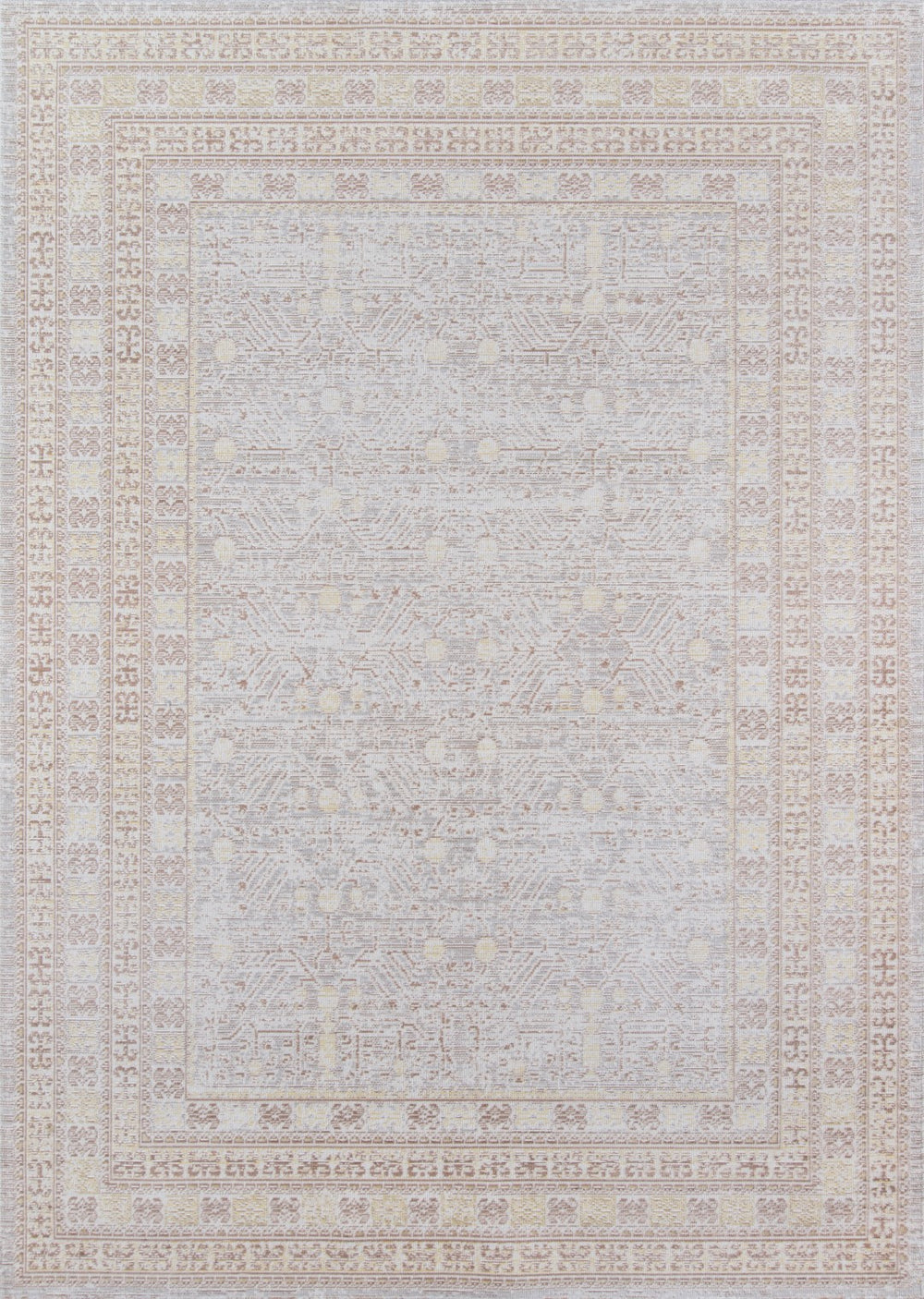Momeni Isabella ISA-2 Machine Made Traditional Tribal Indoor Area Rug Grey 9'3" x 11'10" ISABEISA-2GRY93BA