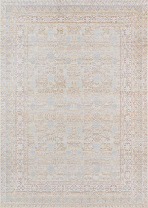 Momeni Isabella ISA-3 Machine Made Traditional Oriental Indoor Area Rug Blue 9'3" x 11'10" ISABEISA-3BLU93BA