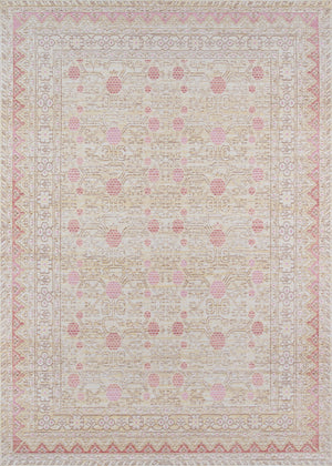 Momeni Isabella ISA-3 Machine Made Traditional Oriental Indoor Area Rug Pink 9'3" x 11'10" ISABEISA-3PNK93BA