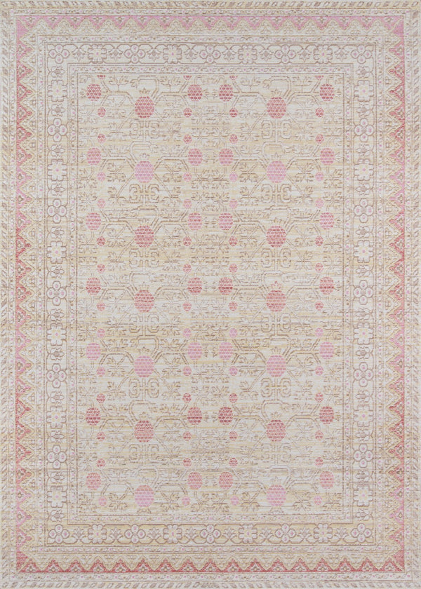 Momeni Isabella ISA-3 Machine Made Traditional Oriental Indoor Area Rug Pink 9'3" x 11'10" ISABEISA-3PNK93BA