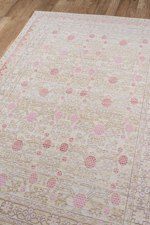 Momeni Isabella ISA-3 Machine Made Traditional Oriental Indoor Area Rug Pink 9'3" x 11'10" ISABEISA-3PNK93BA