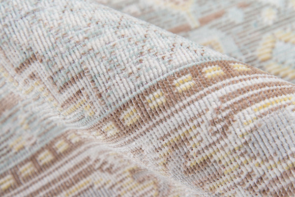 Momeni Isabella ISA-7 Machine Made Traditional Geometric Indoor Area Rug Blue 9'3" x 11'10" ISABEISA-7BLU93BA