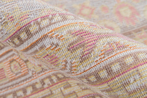 Momeni Isabella ISA-7 Machine Made Traditional Geometric Indoor Area Rug Pink 9'3" x 11'10" ISABEISA-7PNK93BA