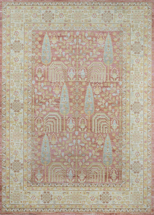 Momeni Isabella ISA-8 Machine Made Traditional Oriental Indoor Area Rug Pink 9'3" x 11'10" ISABEISA-8PNK93BA