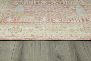 Momeni Isabella ISA-8 Machine Made Traditional Oriental Indoor Area Rug Pink 9'3" x 11'10" ISABEISA-8PNK93BA