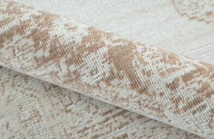 Momeni Isabella ISA10 Machine Made Traditional Medallion Indoor Area Rug Brown 9'3" x 11'10" ISABEISA10BRN93BA