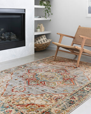 Loloi Isadora ISA-02 100% Polypropylene Pile Power Loomed Transitional Rug ISADISA-02OTML8BC0