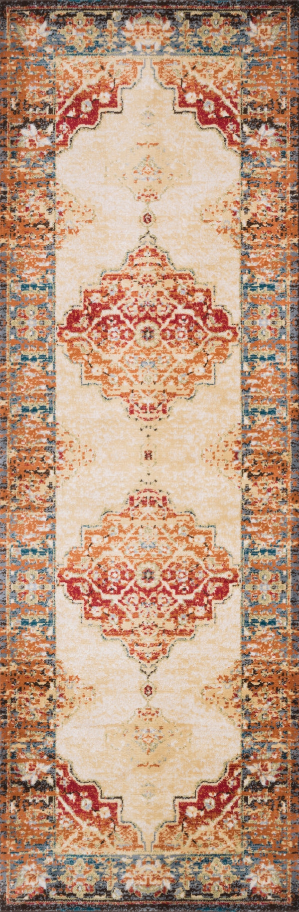 Loloi Isadora ISA-04 100% Polypropylene Pile Power Loomed Transitional Rug ISADISA-04AISS8BC0