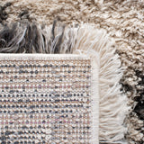 Iceland Shag 500 Iceland Shag 518 Shag & Flokati Power Loomed Polypropylene Pile Rug Cream / Grey