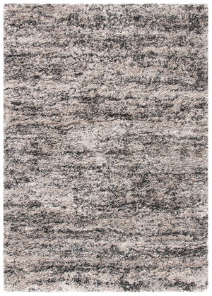 Iceland Shag 500 Iceland Shag 519 Shag & Flokati Power Loomed Polypropylene Pile Rug Cream / Grey