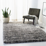 Iceland Shag 500 Iceland Shag 519 Shag & Flokati Power Loomed Polypropylene Pile Rug Grey / Dark Grey