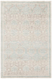 Chandra Rugs Isla 100% Wool Hand Knotted Contemporary Rug White/Blue/Grey 9' x 13'