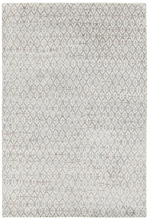 Chandra Rugs Isla 100% Wool Hand Knotted Contemporary Rug Grey/Blue 9' x 13'