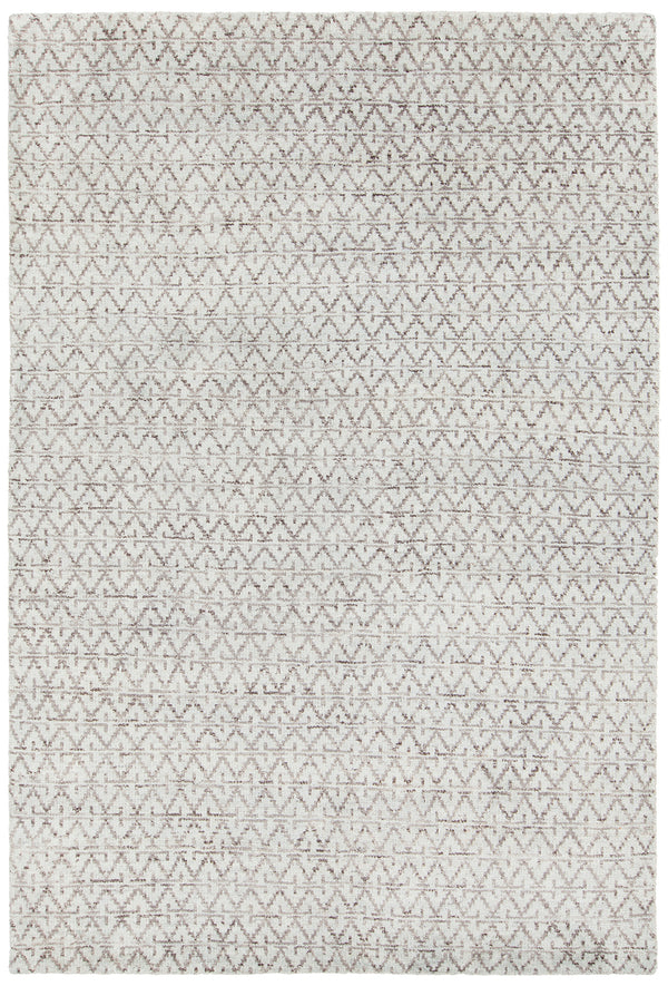 Chandra Rugs Isla 100% Wool Hand Knotted Contemporary Rug Grey/Blue 9' x 13'