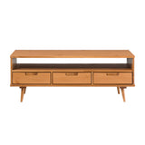 Walker Edison Ivy Mid-century Modern/Modern 48" 3-Drawer Solid Wood Coffee Table IVYL1KCA