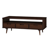 Walker Edison Ivy Mid-century Modern/Modern 48" 3-Drawer Solid Wood Coffee Table IVYL1KWT