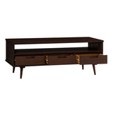 Walker Edison Ivy Mid-century Modern/Modern 48" 3-Drawer Solid Wood Coffee Table IVYL1KWT